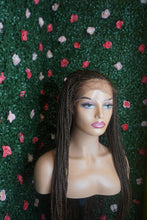 Load image into Gallery viewer, HD Frontal Lace Braided Twist Wig 24&quot;
