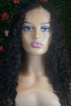 Load image into Gallery viewer, Handmade Made Deep Wave Closure Wig -180 Density 20&quot;
