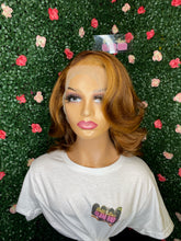 Load image into Gallery viewer, Transparent Lace 20&quot; Custom Colored Frontal Wig
